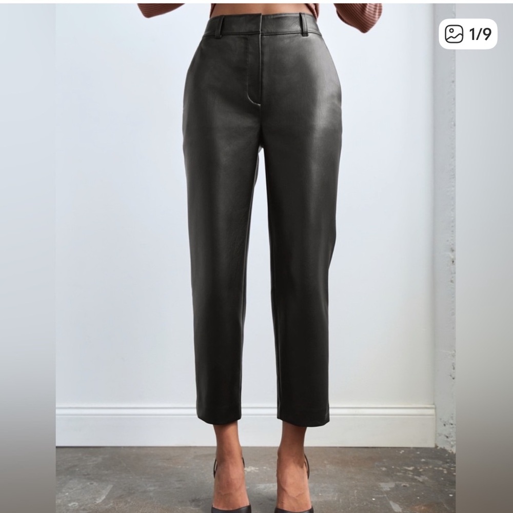 Aritzia Vegan Leather Pants